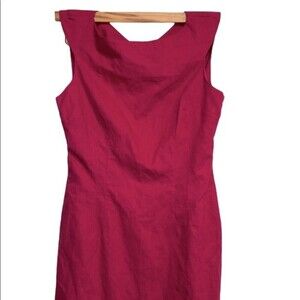 Vintage Geary Roark Kamasato size 12 pink shift dress